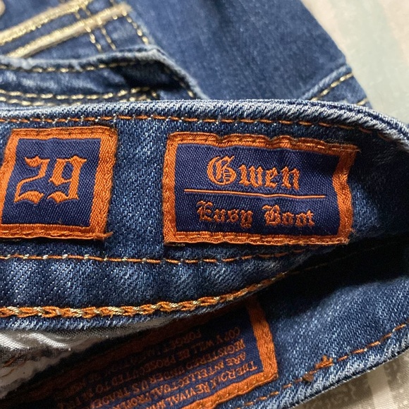 Rock Revival Women's Blue Jeans 29 waist - Picture 4 of 5